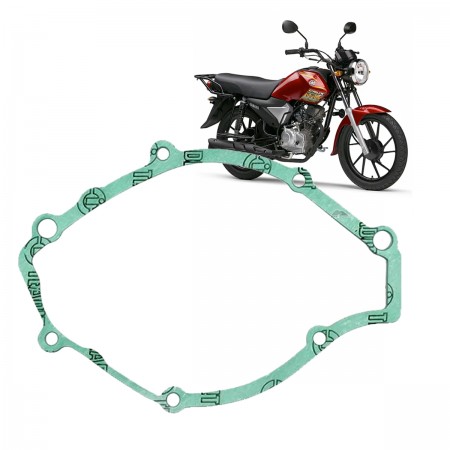 JUNTA TAMPA LATERAL ESQUERDA - VEDAMOTORS - YAMAHA YBR 125 (00-08), FACTOR 125 (09-24), CRUX YD 110 (11-17)-  (PACOTE COM 5 UN.)