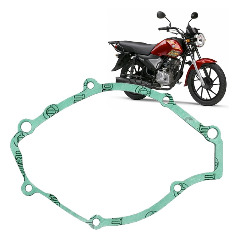 JUNTA TAMPA LATERAL ESQUERDA - VEDAMOTORS - YAMAHA YBR 125 (00-08), FACTOR 125 (09-24), CRUX YD 110 (11-17)-  (PACOTE COM 5 UN.)