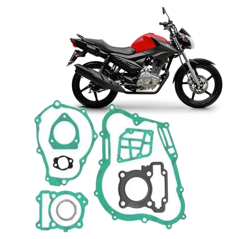 JOGO DE JUNTAS DO MOTOR SEM BORRACHA - VEDAMOTORS - YAMAHA FACTOR 125i (17-23)