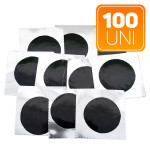 REPARO PARA CÂMARAS DE AR V-0 REMENDO 30mm cx (100 unidades)