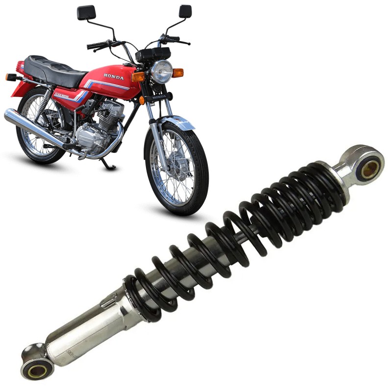 AMORTECEDOR TRASEIRO P/ MOTO HONDA CG 125 83/99 - CG 125 CARGO 83/99 - CG 125 TODAY 83/99