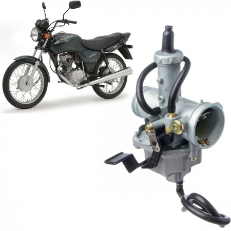 CARBURADOR COMPLETO DOMINATOR HONDA CG 125 TITAN ES KS KSE (02-08), CG 125 CARGO (SEM ECO)(02-08)