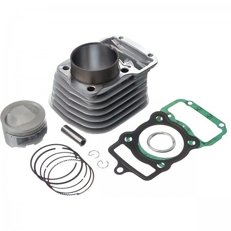 KIT CILINDRO DE MOTOR COMPLETO COM JUNTA E ANEL RIK HONDA CG 125 FAN (09-14)