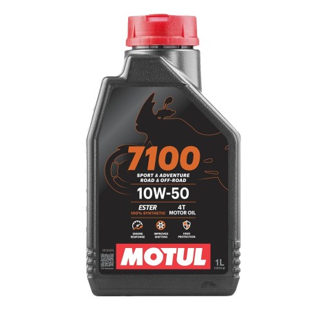 LUBRIFICANTE ÓLEO DE MOTOR - MOTUL - 7100 4T 10W50 - 100% SINTÉTICO - 1 LITRO