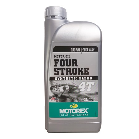 ÓLEO LUBRIFICANTE DE MOTOR MOTOREX 4T 10W40 SEMI SINTÉTICO