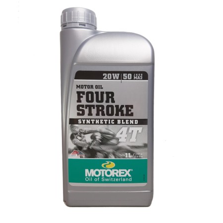 ÓLEO LUBRIFICANTE DE MOTOR MOTOREX 4T 20W50 SEMI SINTÉTICO