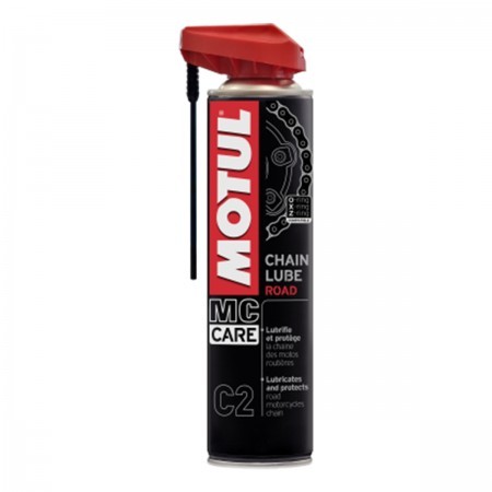 SPRAY LUBRIFICANTE DE CORRENTES MOTOS STREET NAKED SPEED ESTRADA ON ROAD - MOTUL - C2 CHAIN CLEAN - 400 ML SPRAY LUBRIFICANTE DE CORRENTES MOTOS STREET NAKED SPEED ESTRADA ON ROAD - MOTUL - C2 CHAIN CLEAN - 400 ML