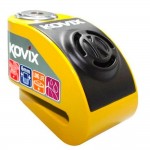 Trava Disco Moto Com Alarme Kovix KD6 Amarelo