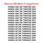 BIELA COMPLETA TXK INJECTION POWER CBX 250 TWISTER 01-08 / XR 250 TORNADO 01-08